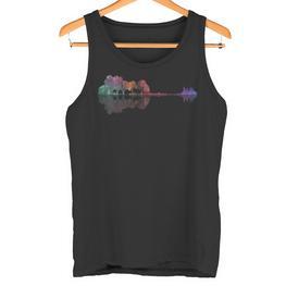 Farbigespiegelbild Gitarre Tank Top - Seseable