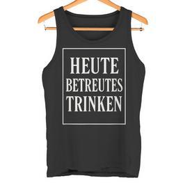 Heute Betreutes Trinken Lustiges Bier Malle Tank Top - Seseable