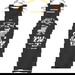 Lustiges Landwirt Zuhause Ist Wo Meinechafeind Tank Top - Seseable