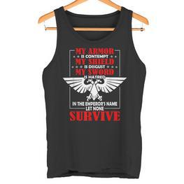 Meine Rüstung Isterachtung Meinchild Ist Ekel Meinchwert Ist Hass Tank Top - Seseable