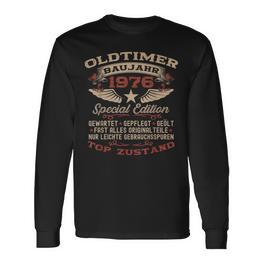 50 Geburtstag Geschenk Mann Jahrgang 1976 Oldtimer Lustiges Langarmshirts - Seseable