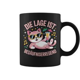 Die Lage Ist Besäufniserregend Malle Damen Katze Tassen - Seseable