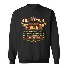 70 Geburtstag Geschenk Mann Oldtimer Jahrgang 1956 Lustiges Sweatshirt - Seseable