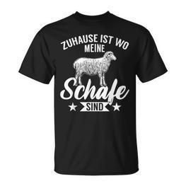 Lustiges Landwirt Zuhause Ist Wo Meinechafeind T-Shirt - Seseable