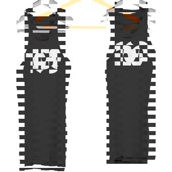 100 数字 サッカー メンズ レディース キッズ ギフト タンクトップ - Kawaiitshirt