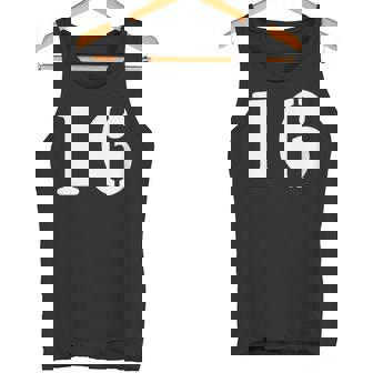 16番 16番 番号付き タンクトップ - Kawaiitshirt