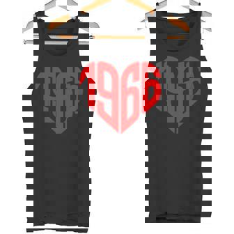 1966 ハート ヴィンテージ 1966年製 ハート型 還暦祝い タンクトップ - Kawaiitshirt