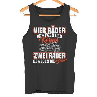 2 Räder Bewegen Dieeele Motorrad Biker Tank Top - Geschenkecke