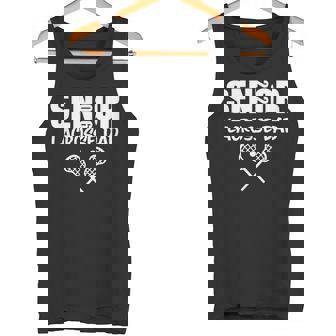 2026 Senior Lacrosse Dad Lacrosse Team Parent Tank Top | Mazezy