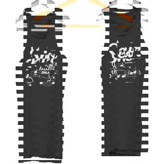 2028 Senior Choir Band Orchestra Class Of 2028 Music Notes Tank Top | Mazezy