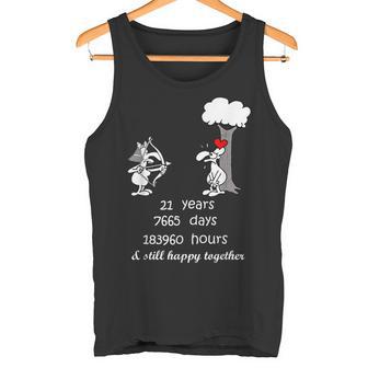 21 Aniversario De Boda Regalo Pareja Divertida 21 Años Juntos Camiseta sin mangas - Regaloses