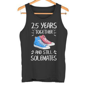 25 Años Juntos 25 Aniversario Día Deanalentín Camiseta sin mangas - Regaloses