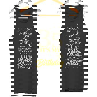 35 It's My Dad's Birthday Crown Happy 35 Years Old Tank Top - Monsterry