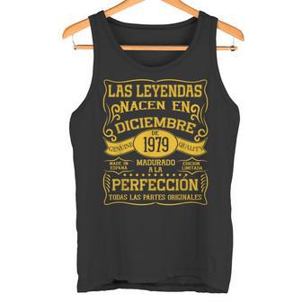 46 Años Cumpleaños Las Leyendas Nacen En Diciembre De 1979 Camiseta sin mangas - Regaloses