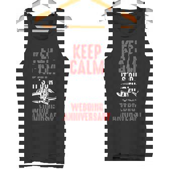 4年目の結婚記念日 夫 妻 カップル 結婚 タンクトップ - Kawaiitshirt