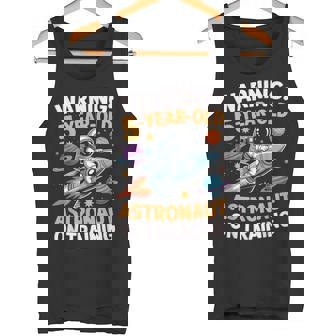 5 Year Old Astronaut 5th Birthday Planets Space Birthday Tank Top | Mazezy