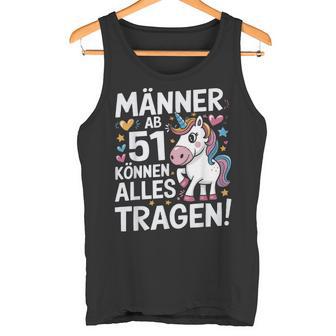 51 Geburtstag Mann Männer Ab 51 Jahre Deko Lustig Geschenk Tank Top - Geschenkecke
