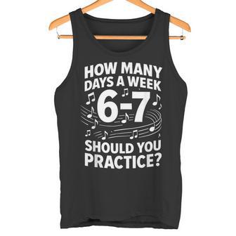 6 7 Meme Six Seven For Music Teacher Instructor Lover Tank Top | Mazezy