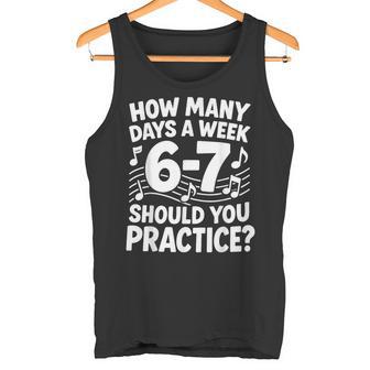 6 7 Meme Six Seven For Music Teacher Instructor Lover Tank Top | Mazezy