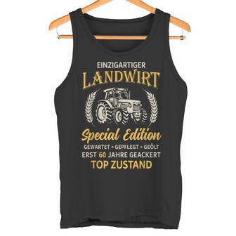 60 Geburtstag Landwirt Traktor Bauer Tank Top - Geschenkecke