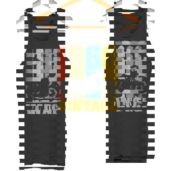 60 歳の誕生日バイカーギフトtシャツ-ヴィンテージ1966バイク タンクトップ - Kawaiitshirt