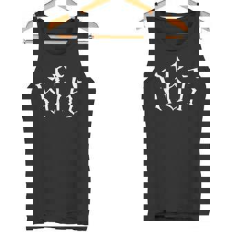 666Atan Death Metalatanist Gothic タンクトップ - Kawaiitshirt