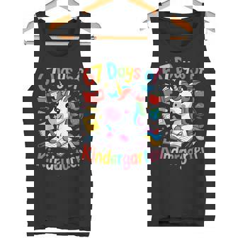 67 Days Of Kindergarten Cute Unicorn For Teachers School Fun Tank Top | Mazezy