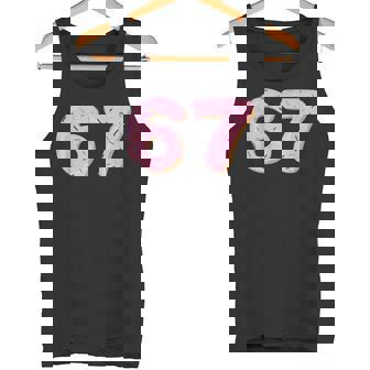 67 Donut Meme Six Seven Gen Alpha Slang Tank Top | Mazezy