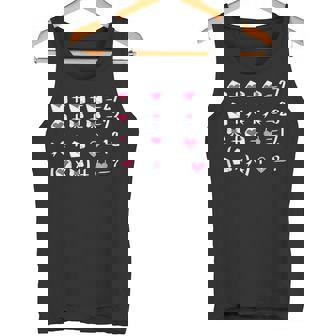 67 Meme Valentine Math Teacher Bow Six Seven Puzzle Tank Top | Mazezy