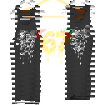 67 Pizza Drip Meme Six Seven Christmas Fast Food Tank Top | Mazezy