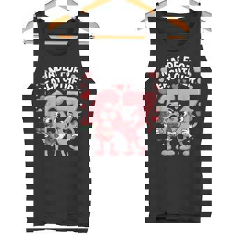 67 Six Seven Meme Gen Alpha Valentines Day Coquette Bow Tank Top | Mazezy