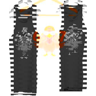 67 Six Seven Thanksgiving Turkey 6 7 Meme Men Boy Kids Tank Top | Mazezy