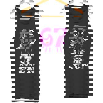 67 シックスセブン 6-7 面白いイタリアンブレインロットゲームスラングミーム タンクトップ - Kawaiitshirt