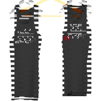 6速マニュアルシフトパターンノブ カーテーマ タンクトップ - Kawaiitshirt