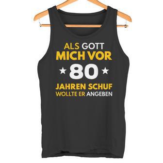 80 Geburtstag Mann Frau 80 Jahre 1946 Deko Lustig Geschenk Tank Top - Geschenkecke