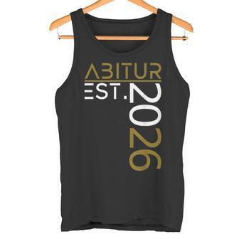 Abitur 2026 Abi Bestanden Abschluss Outfit Abiball Deko Fun Tank Top - Seseable