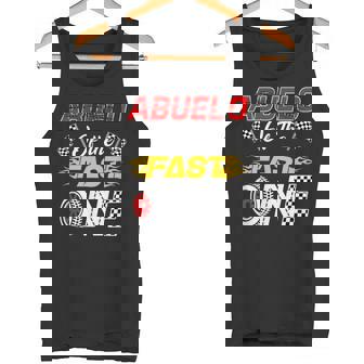 Abuelo Of The Fast One 1St Birthday Race Car Family Tank Top | Mazezy