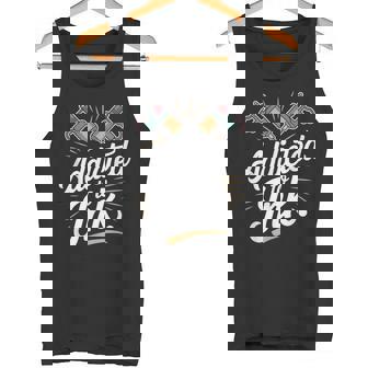 Addicted To Ink Retro Tattoo Machine Tank Top | Mazezy