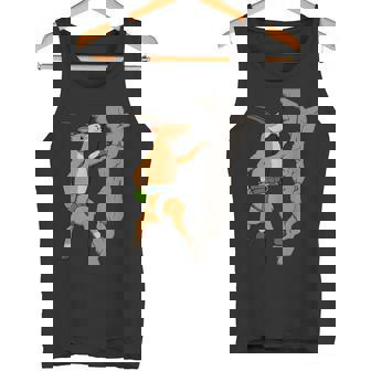 Adventurous Goat Rock Climbing Graphic Outdoor Boulder Tank Top | Mazezy