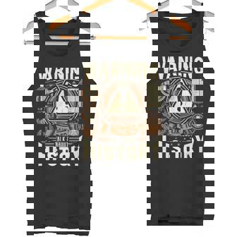 Advertencia Me Gusta Hablar De Historia Historiador De S Camiseta sin mangas - Regaloses