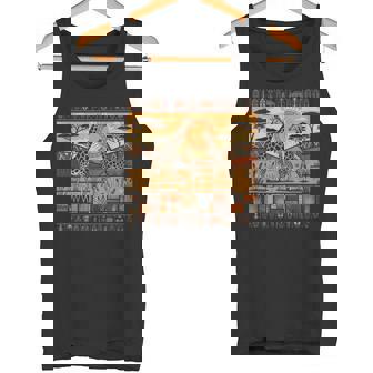 African Giraffe & Baby Tribal Kente Pattern Safari Ghana Tank Top Tank Top | Mazezy