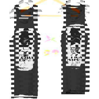 African Queen Roots Angola And Zimbabwe Mix Heritage Tank Top | Mazezy