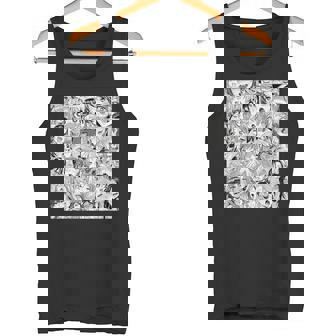 Ahegao オタクアニメ 垂れ下がるよだれアニメ Weeb Love タンクトップ - Kawaiitshirt