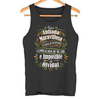 Ahijada Maravillosa Regalo Para Madrina Mi Ahijada Bautizo Camiseta sin mangas - Regaloses