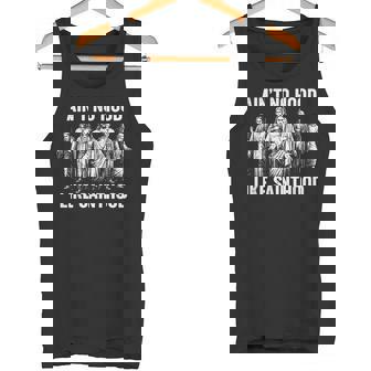 Ain't No Hood Like Sainthood Catholic Saints Christian Faith Tank Top | Mazezy