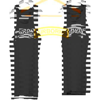 Airborne Vietnam War Tab Infantry Division Air Army Military Tank Top Tank Top | Mazezy