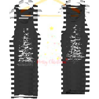 Airplane Christmas Tree Most Likely Pilot Merry Christmas Tank Top | Mazezy