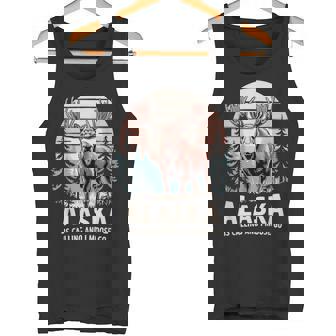 Alaska Is Calling And I Moose Go Animal Lovers Tank Top | Mazezy