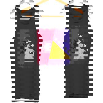 Albania Bosnia And Herzegovina Half Flag Tank Top | Mazezy