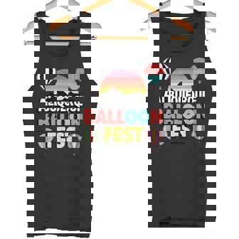 Albuquerque Hot Air Balloon Fest Souvenir Ballooning Fiesta Tank Top | Mazezy